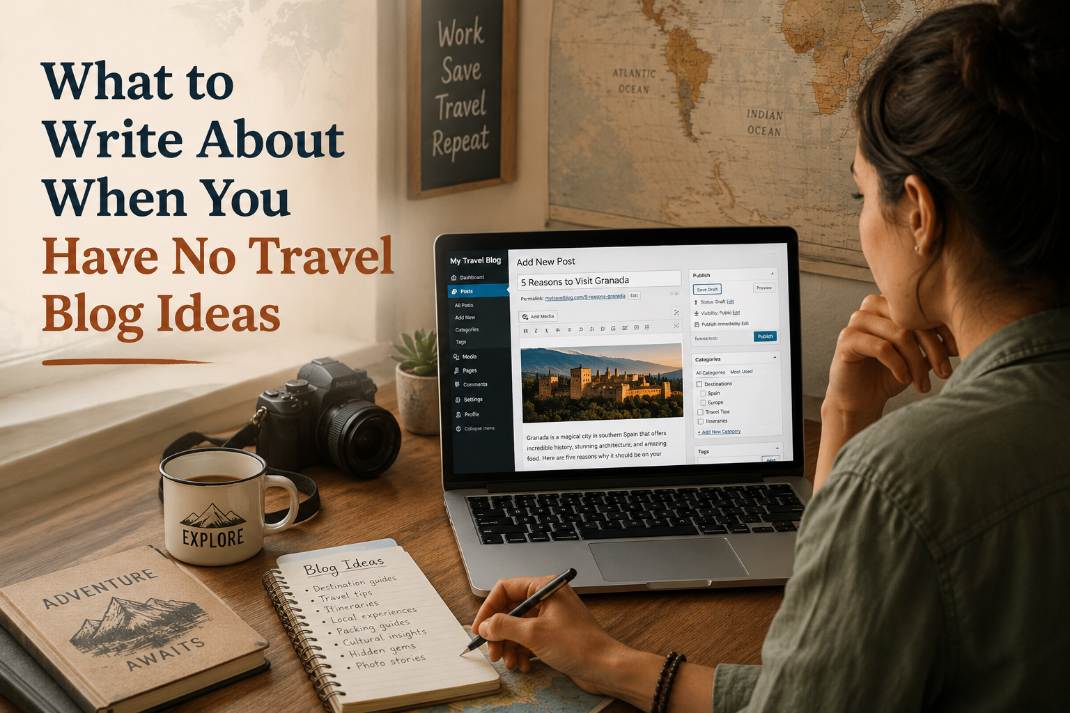 What to Write About When You Have No Travel Blog Ideas